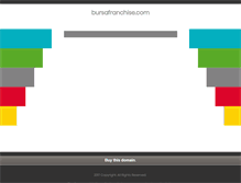 Tablet Screenshot of bursafranchise.com
